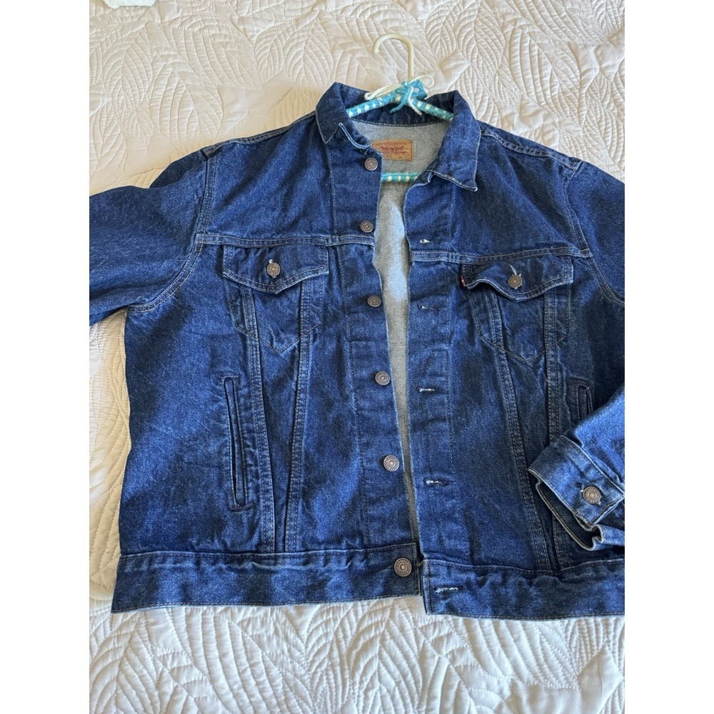Levi Jean Jacket Dark Blue 71506-0216 Size 50 L